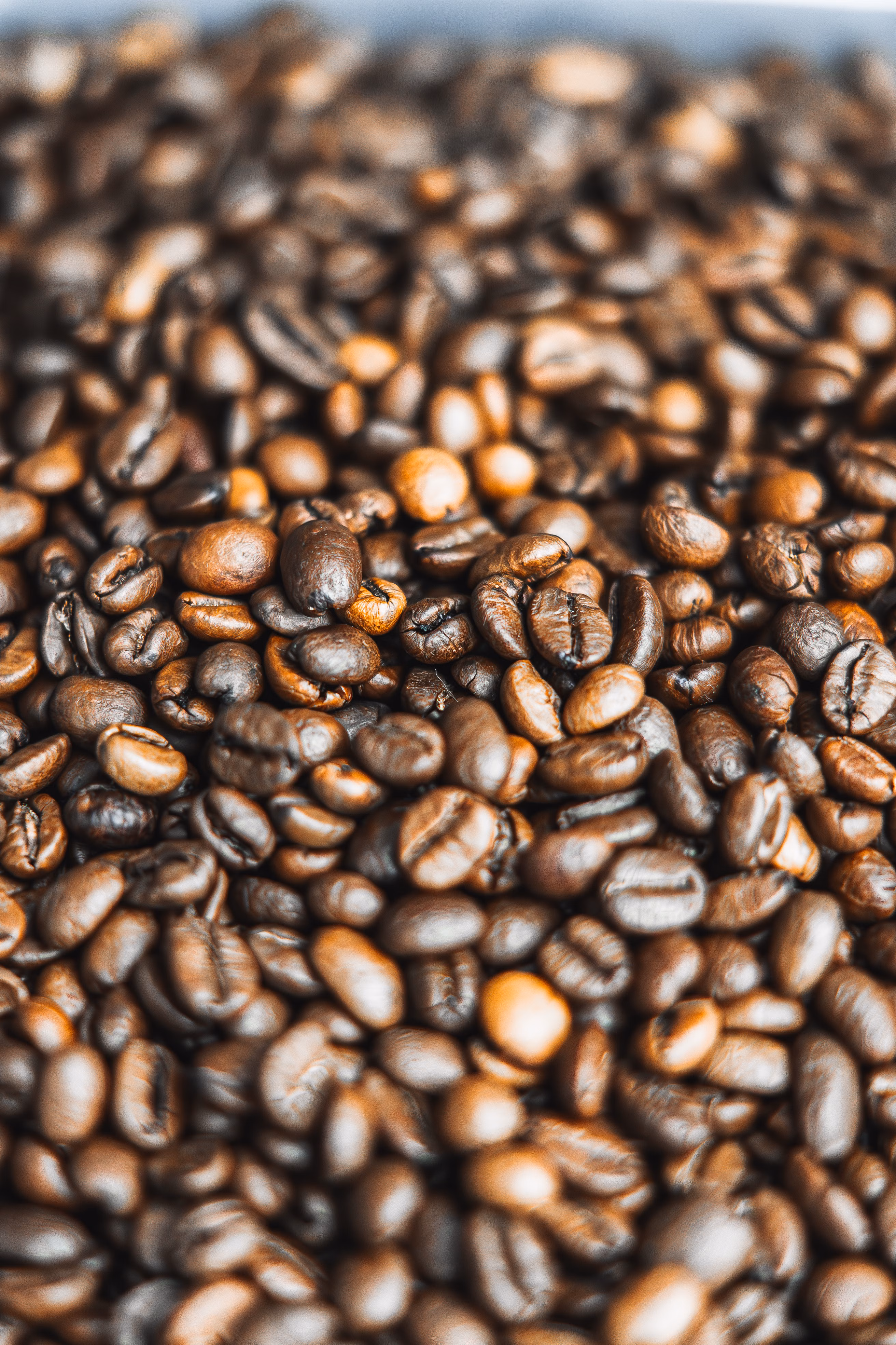 Coffee beans, background texture